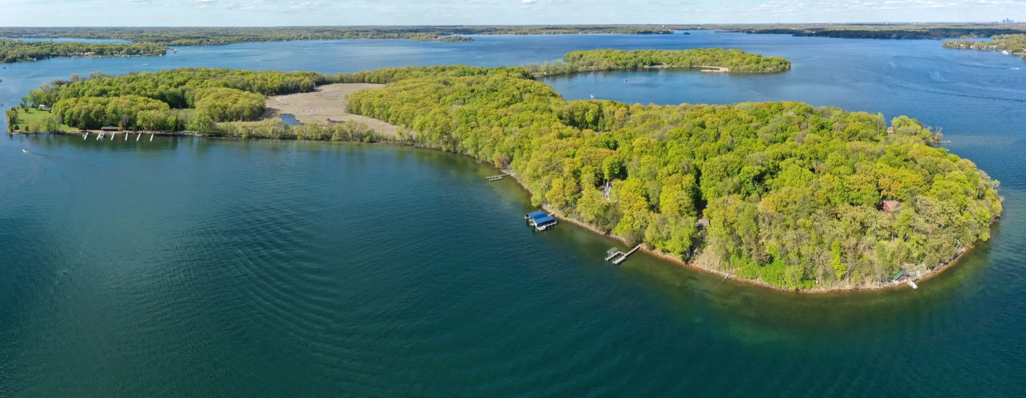 Big Island on Lake Minnetonka off Orono, Minnesota