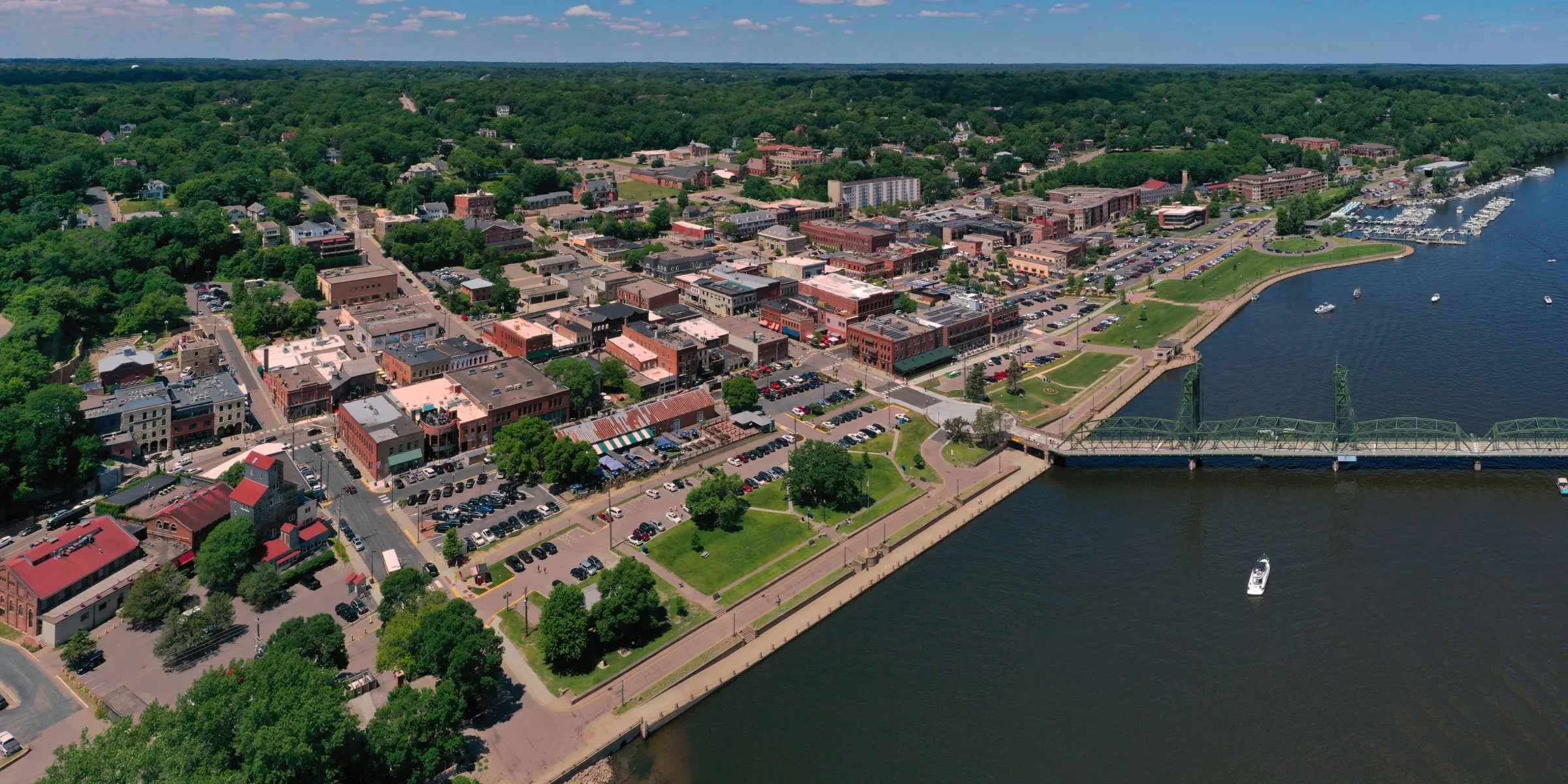 Historic Main Street in downtown Stillwater, Minnesota