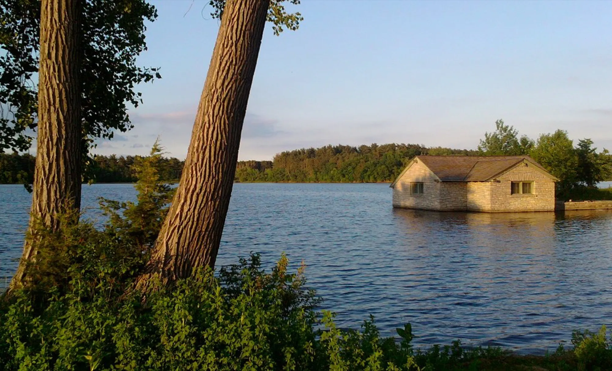 The Saint Paul Regional Water Services utility building at Vadnais-Snail Lake Regional Park
